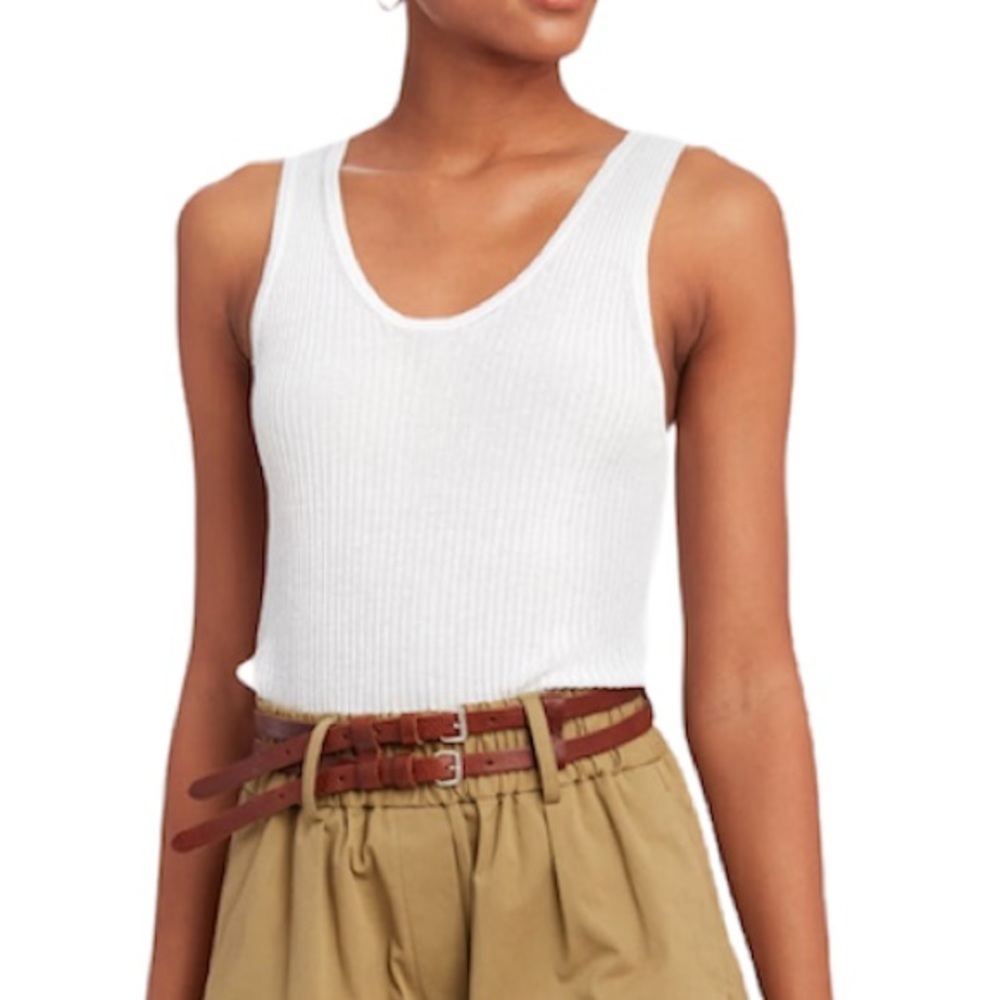 Tela Gassosa Pe20 Top In White Size Large NWT